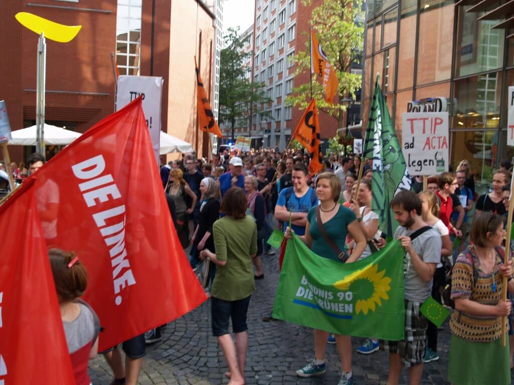 Linke, Grüne und Piraten für Mairhuana Legalisierung aber gegen TTIP!