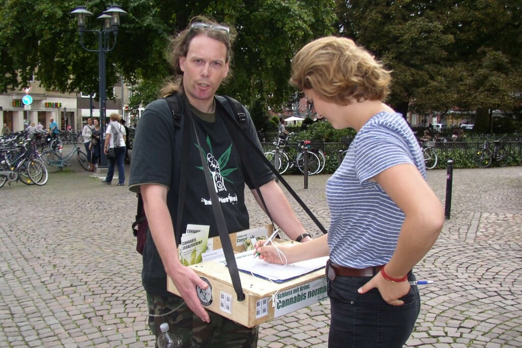 Cannabis-Petition 2014 in Münster