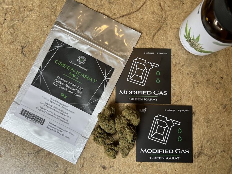 Medizinalcannabis Strain Review Green Karat MG (Modified Gas) von Cantourage Strain Reviews